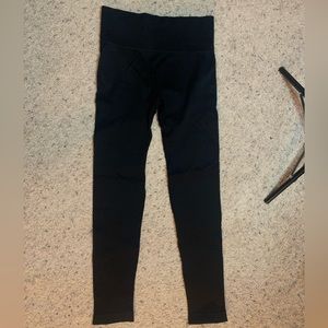 Black Ribbed Colsie Leggings